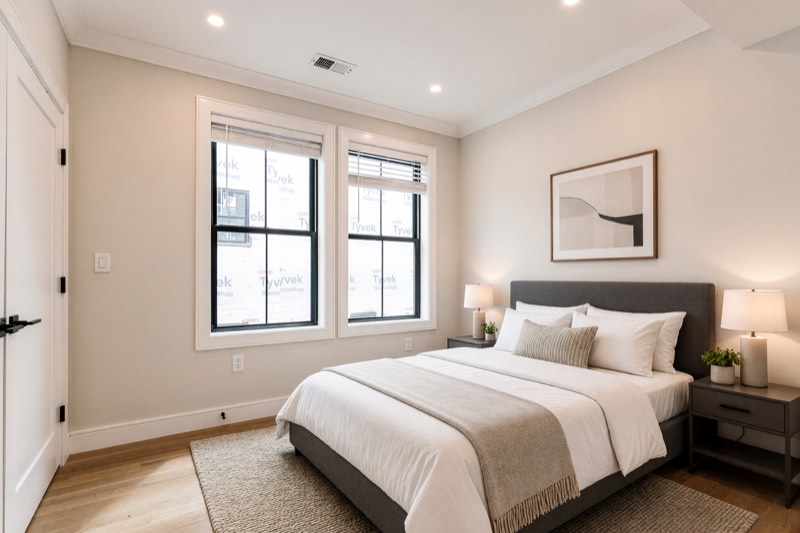 Bedroom one at 285 Lamartine Street Unit 2